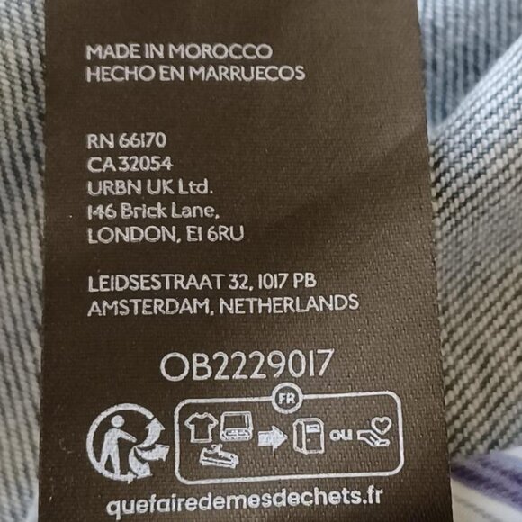 LIKE NEW! Anthropologie Maeve Oversized Denim Blazer Size Small - Picture 11 of 11